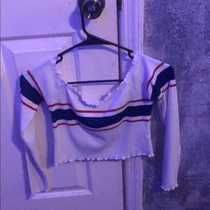 Cute Long sleeve crop top